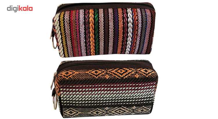 کیف لوازم آرایشی طرح ایلی کد 02 بسته 2 عددی