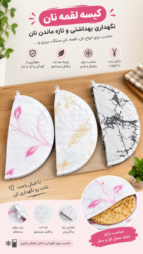 کیف لقمه مدارس مجموعه 100عددی